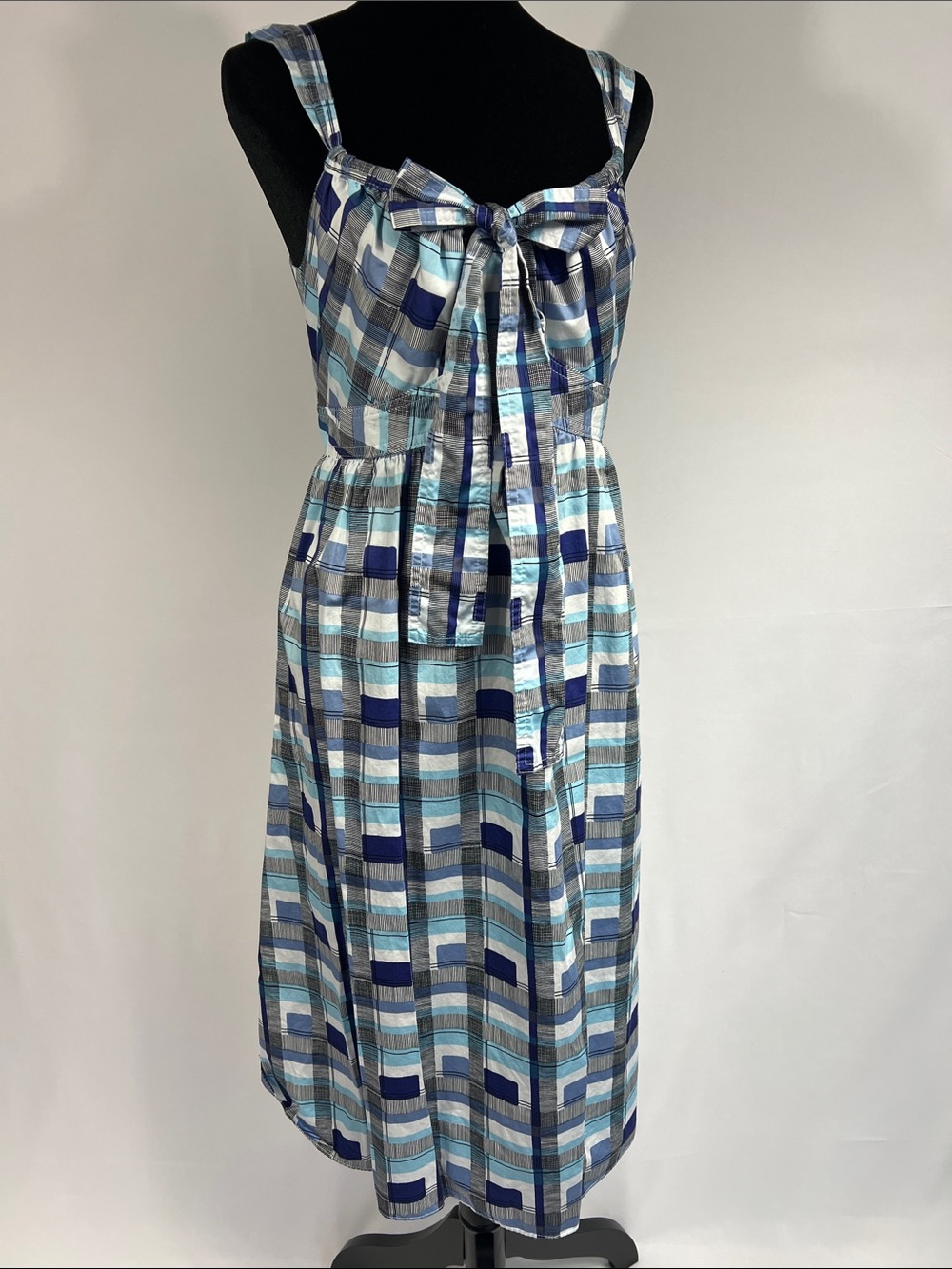 Liz Claiborne Blue Plaid Dress